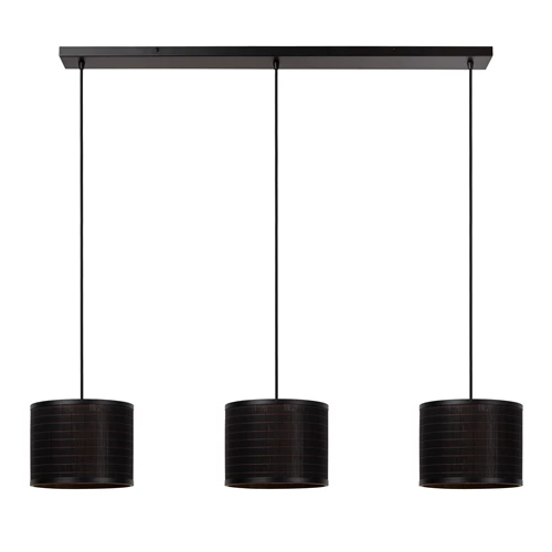Lucide TAGALOG - Hanglamp - Ø 40 cm - 3xE27 - Zwart | Essential - uitgezet